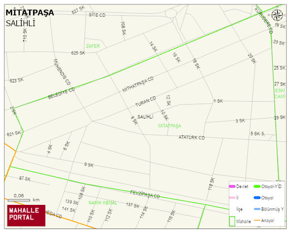 MİTATPAŞA Mahallesi Haritası | Uydu Görüntüsü ve Harita Detayları