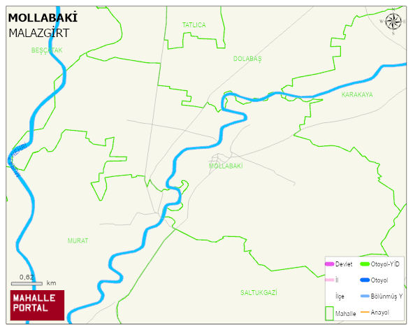 MOLLABAKİ Köyü Haritası | Mahalle Sokak Haritası