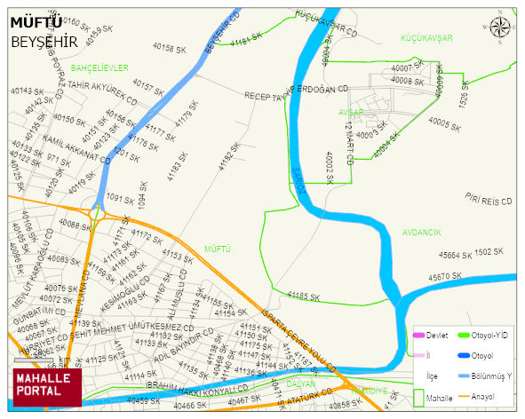 MÜFTÜ Mahallesi Haritası | Detaylı Köy ve Mahalle Görünümü