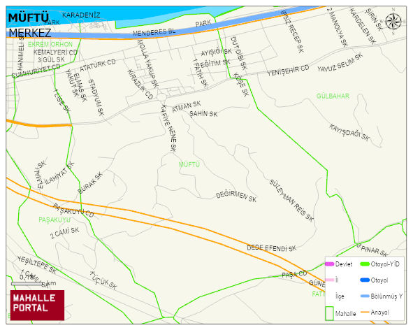 MÜFTÜ Mahallesi Haritası | Güncel Mahalle ve Köy Haritası