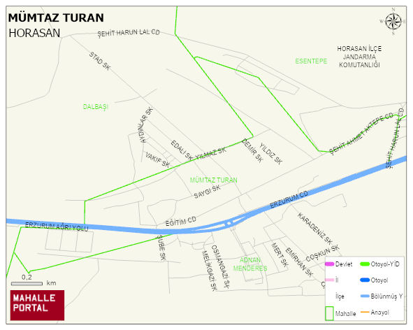 MÜMTAZ TURAN Mahallesi Haritası | Sayısal Bölge Görünümü