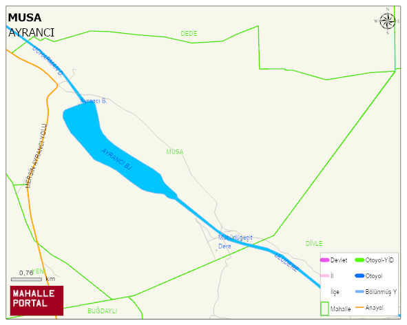 MUSA Mahallesi Haritası | Sayısal Bölge Görünümü