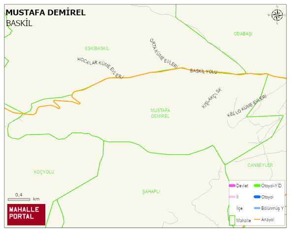 MUSTAFA DEMİREL Mahallesi Haritası | Coğrafi Yapı ve Detaylı Haritası