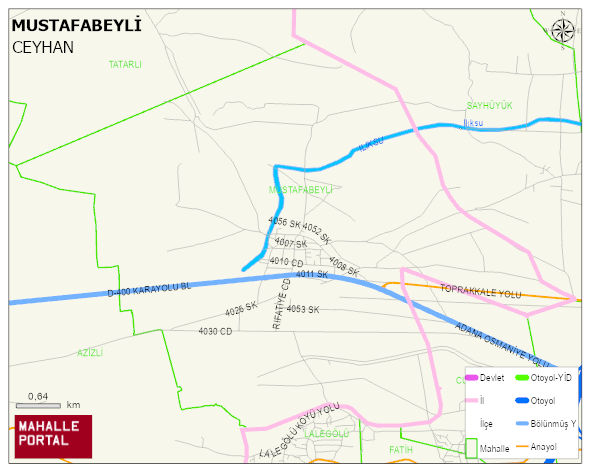 MUSTAFABEYLİ Mahallesi Haritası | Detaylı Köy ve Mahalle Görünümü