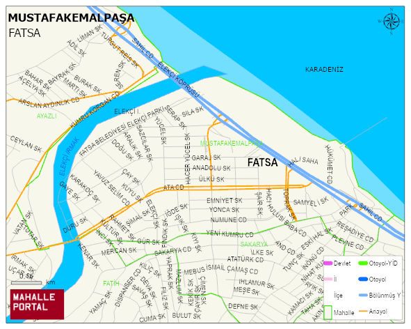 MUSTAFAKEMALPAŞA Mahallesi Haritası | İnteraktif Köy ve Mahalle Sınırları