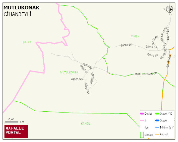 MUTLUKONAK Mahallesi Haritası | Uydu Görüntüsü ve Harita Detayları