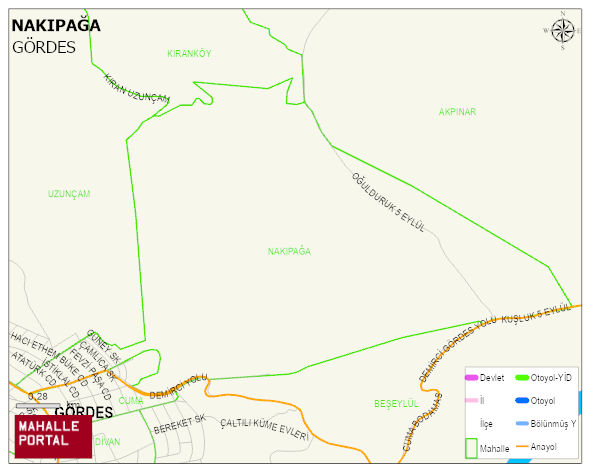 NAKIPAĞA Mahallesi Haritası | Uydu Görüntüsü ve Harita Detayları