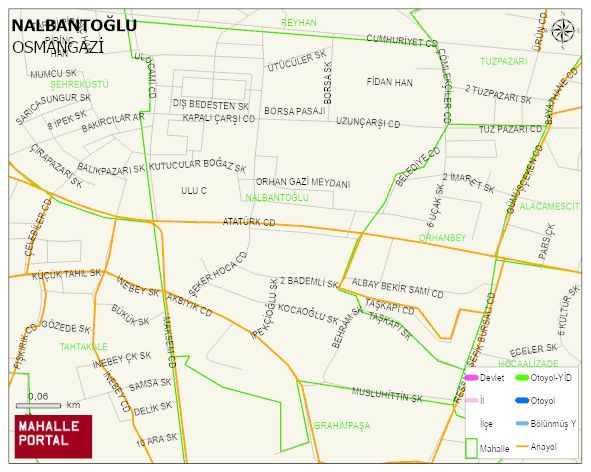 NALBANTOĞLU Mahallesi Haritası | İnteraktif Köy ve Mahalle Sınırları