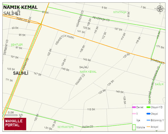 NAMIK KEMAL Mahallesi Haritası | Mahalle Sokak Haritası