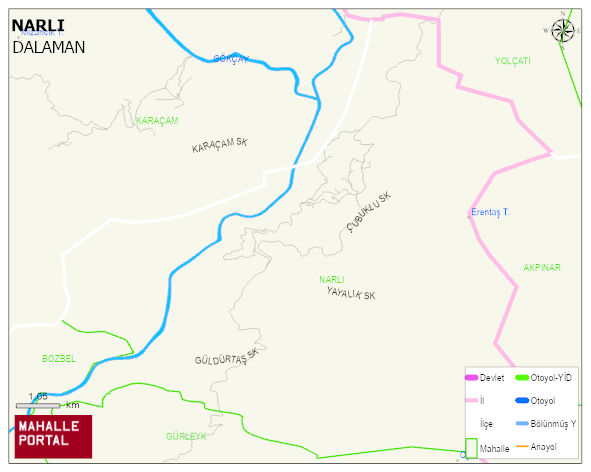NARLI Mahallesi Haritası | Güncel Mahalle ve Köy Haritası