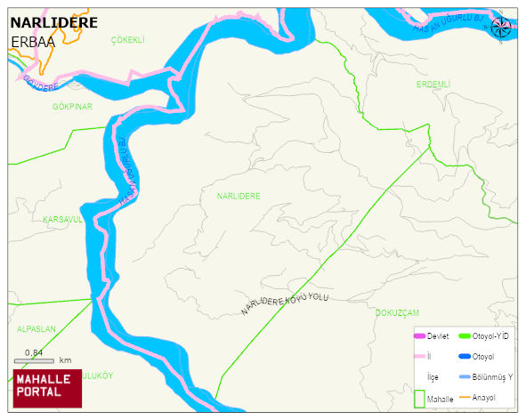 NARLIDERE Köyü Haritası | Detaylı Köy ve Mahalle Görünümü