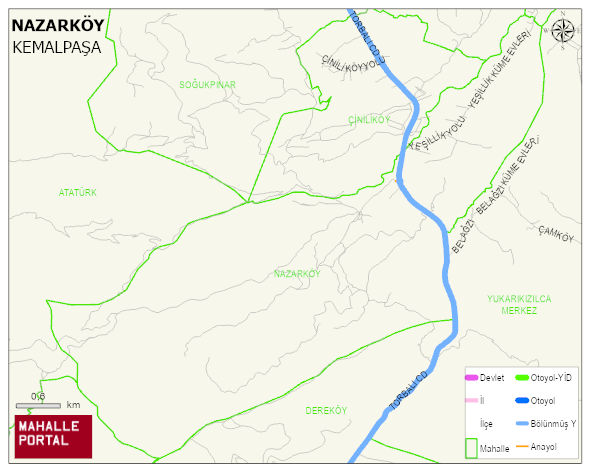 NAZARKÖY Mahallesi Haritası | İnteraktif Köy ve Mahalle Sınırları