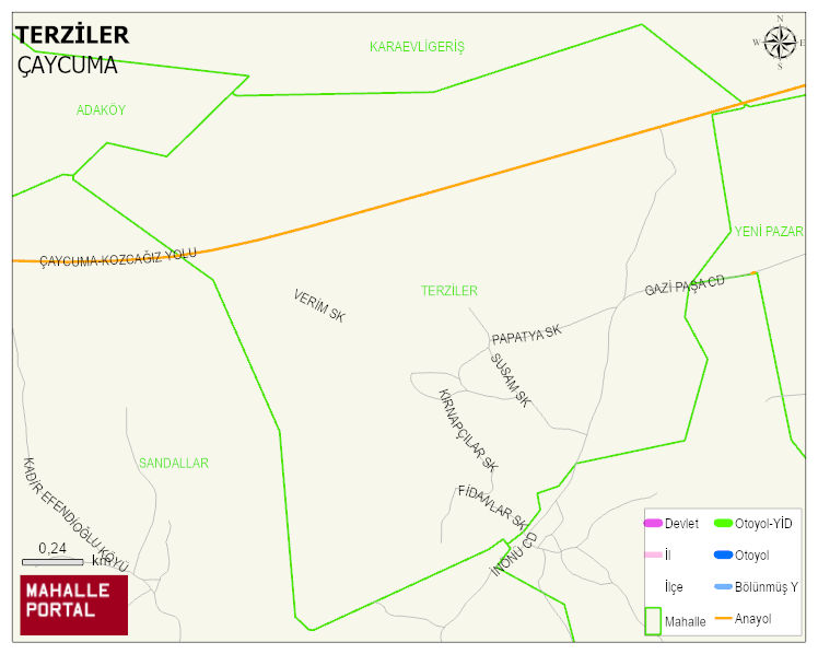 NEBİOĞLU BELDESİ TERZİLER Mahallesi Haritası | Uydu Görüntüsü ve Harita Detayları
