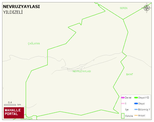 NEVRUZYAYLASI Köyü Haritası | Coğrafi Yapı ve Detaylı Haritası