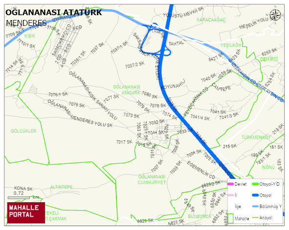 OĞLANANASI ATATÜRK Mahallesi Haritası | Uydu Görüntüsü ve Harita Detayları