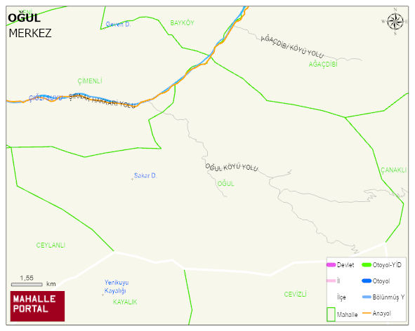 OĞUL Köyü Haritası | Güncel Mahalle ve Köy Haritası