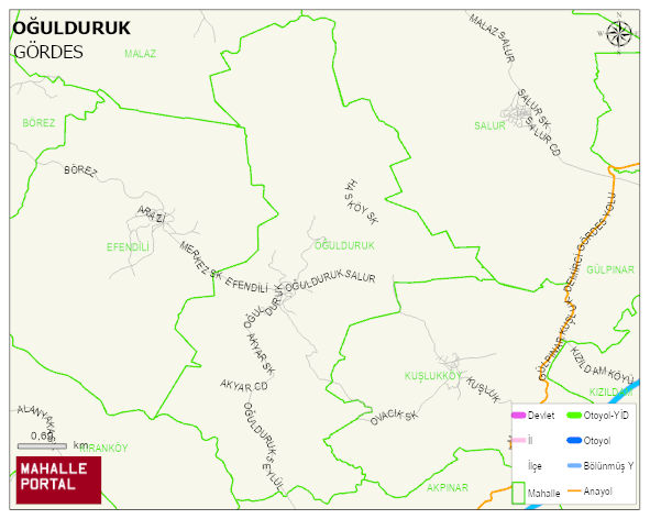OĞULDURUK Mahallesi Haritası | Uydu Görüntüsü ve Harita Detayları