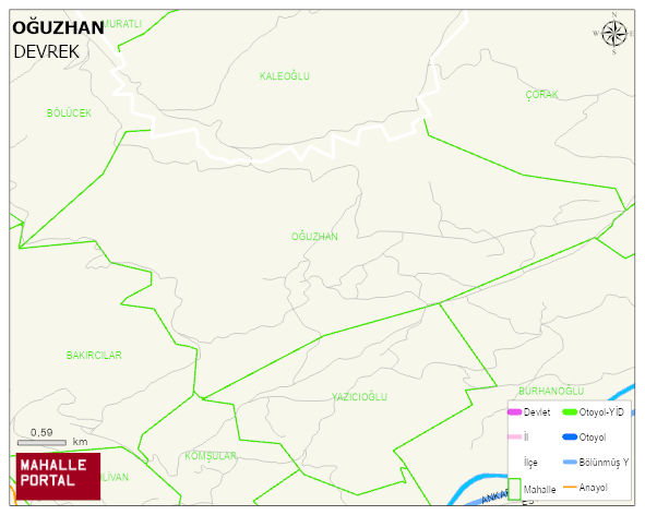OĞUZHAN Köyü Haritası | Uydu Görüntüsü ve Harita Detayları