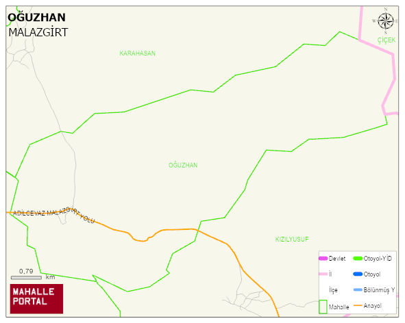 OĞUZHAN Köyü Haritası | Mahalle Sokak Haritası