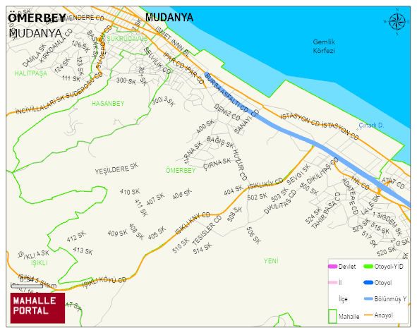 ÖMERBEY Mahallesi Haritası | İnteraktif Köy ve Mahalle Sınırları