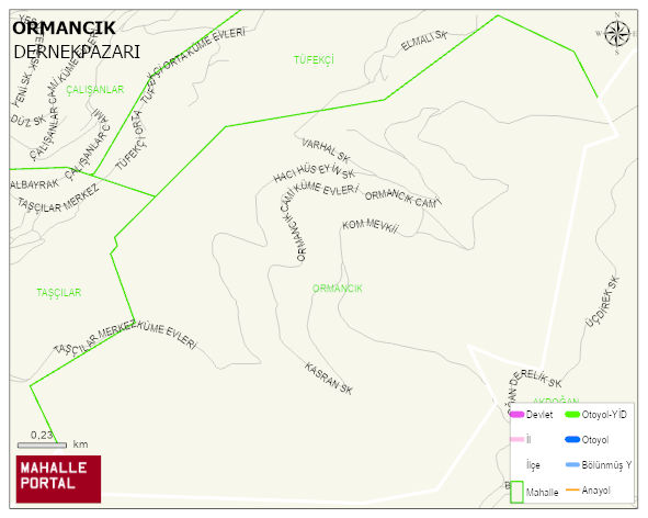 ORMANCIK Mahallesi Haritası | Uydu Görüntüsü ve Harita Detayları