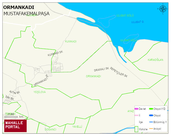 ORMANKADI Mahallesi Haritası | Güncel Mahalle ve Köy Haritası