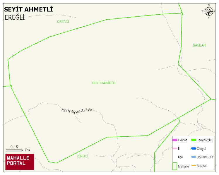 ORMANLI BELDESİ SEYİT AHMETLİ Mahallesi Haritası | İnteraktif Köy ve Mahalle Sınırları