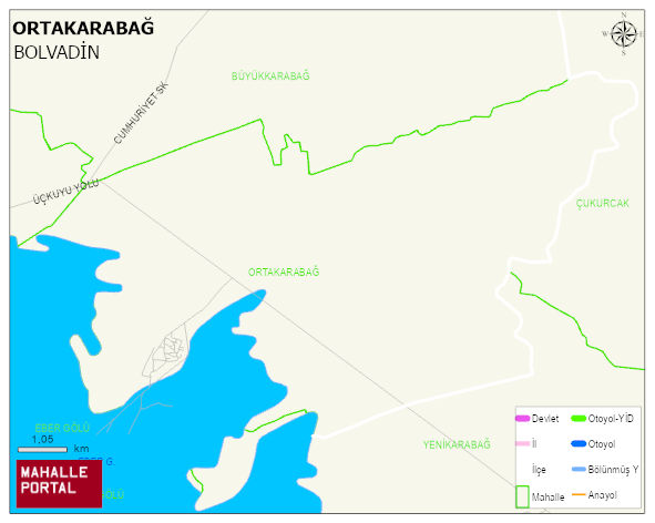 ORTAKARABAĞ Köyü Haritası | Mahalle ve Köy Sınırı