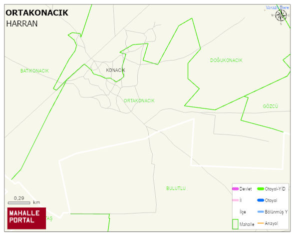 ORTAKONACIK Mahallesi Haritası | Güncel Mahalle ve Köy Haritası
