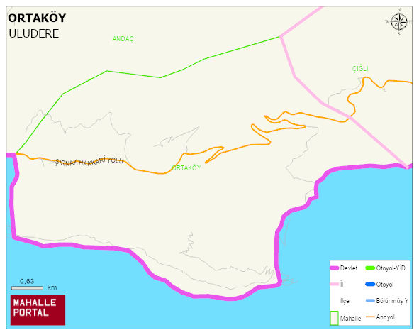 ORTAKÖY Köyü Haritası | İnteraktif Köy ve Mahalle Sınırları