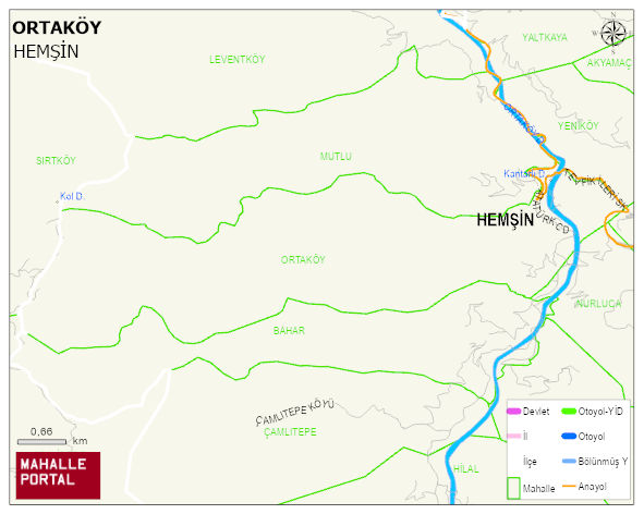 ORTAKÖY Mahallesi Haritası | Coğrafi Yapı ve Detaylı Haritası