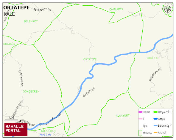 ORTATEPE Mahallesi Haritası | Uydu Görüntüsü ve Harita Detayları
