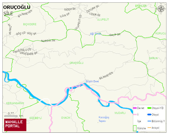 ORUÇOĞLU Mahallesi Haritası | Mahalle Sokak Haritası