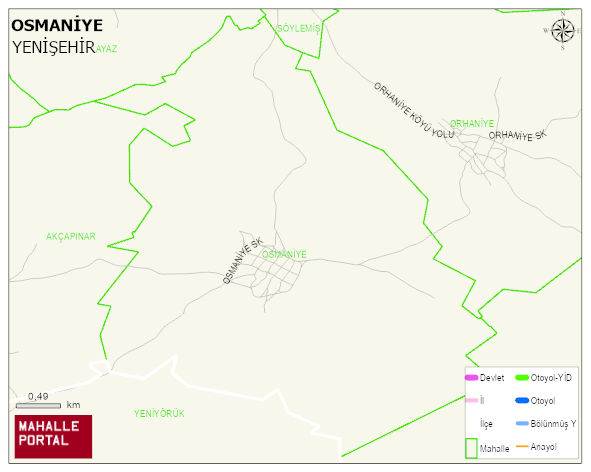 OSMANİYE Mahallesi Haritası | Uydu Görüntüsü ve Harita Detayları