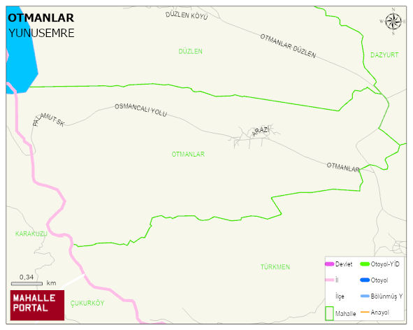 OTMANLAR Mahallesi Haritası | Mahalle Sokak Haritası