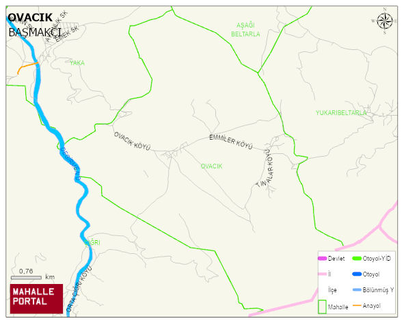 OVACIK Köyü Haritası | İnteraktif Köy ve Mahalle Sınırları