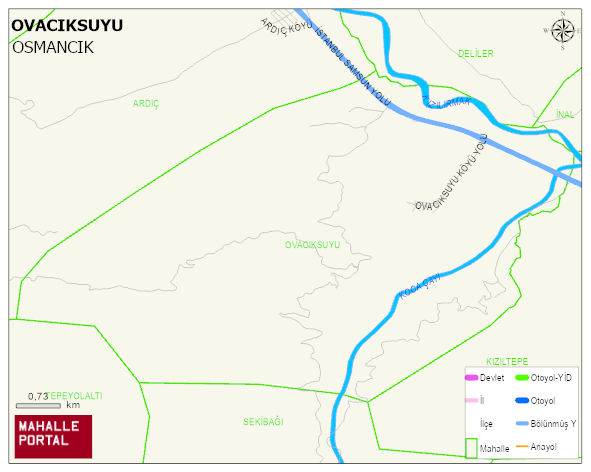 OVACIKSUYU Köyü Haritası | Güncel Mahalle ve Köy Haritası