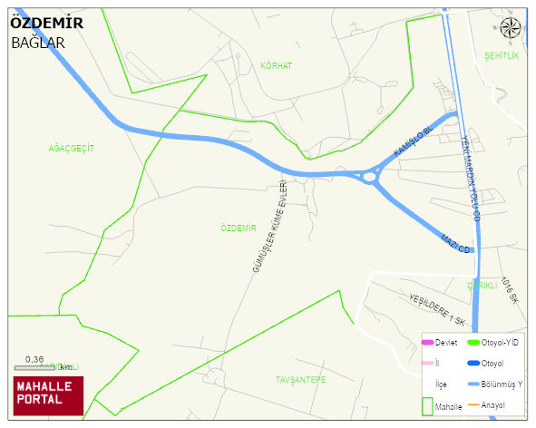 ÖZDEMİR Mahallesi Haritası | Uydu Görüntüsü ve Harita Detayları