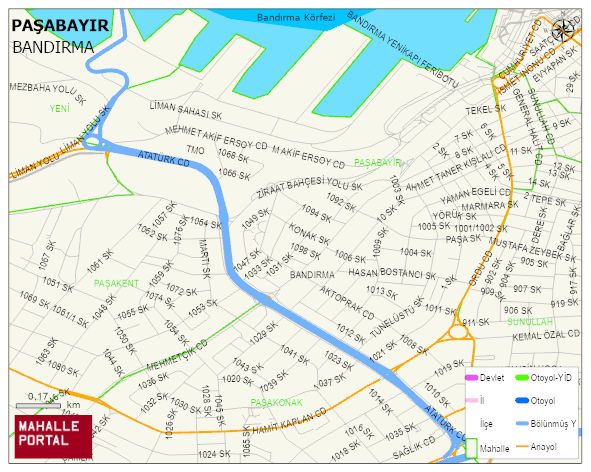 PAŞABAYIR Mahallesi Haritası | Mahalle Sokak Haritası