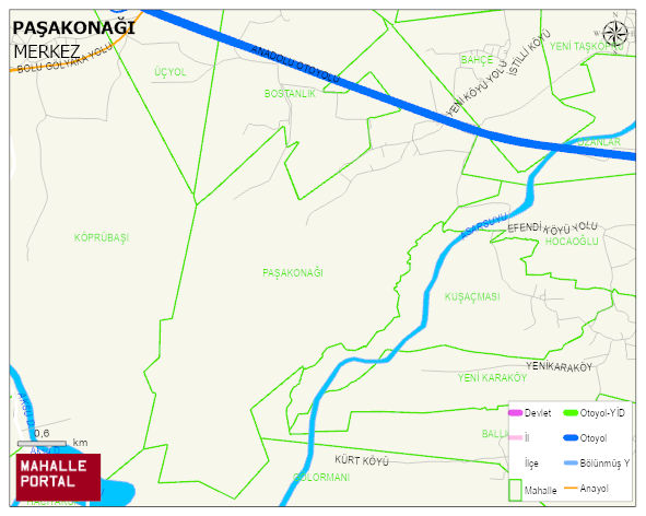 PAŞAKONAĞI Köyü Haritası | Mahalle Sokak Haritası