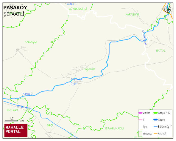 PAŞAKÖY Köyü Haritası | Uydu Görüntüsü ve Harita Detayları