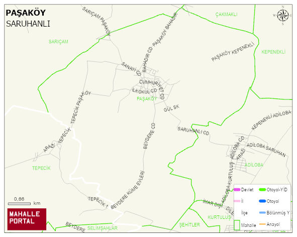 PAŞAKÖY Mahallesi Haritası | İnteraktif Köy ve Mahalle Sınırları