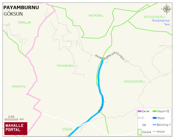 PAYAMBURNU Mahallesi Haritası | Mahalle Sokak Haritası
