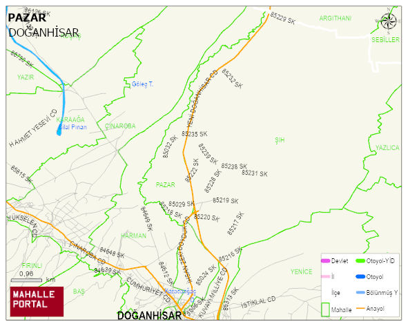 PAZAR Mahallesi Haritası | Güncel Mahalle ve Köy Haritası