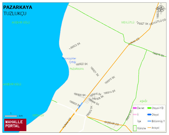 PAZARKAYA Mahallesi Haritası | Güncel Mahalle ve Köy Haritası
