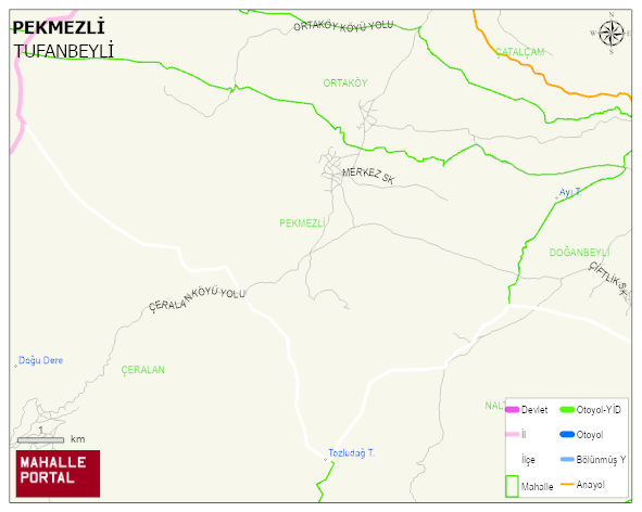 PEKMEZLİ Mahallesi Haritası | Mahalle Sokak Haritası