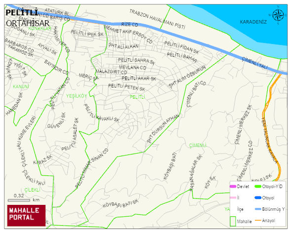 PELİTLİ Mahallesi Haritası | Uydu Görüntüsü ve Harita Detayları
