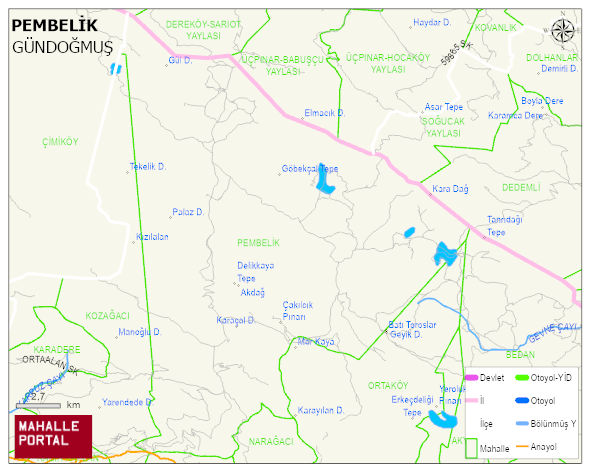 PEMBELİK Mahallesi Haritası | İnteraktif Köy ve Mahalle Sınırları