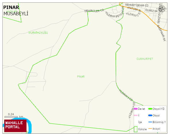 PINAR Mahallesi Haritası | Uydu Görüntüsü ve Harita Detayları
