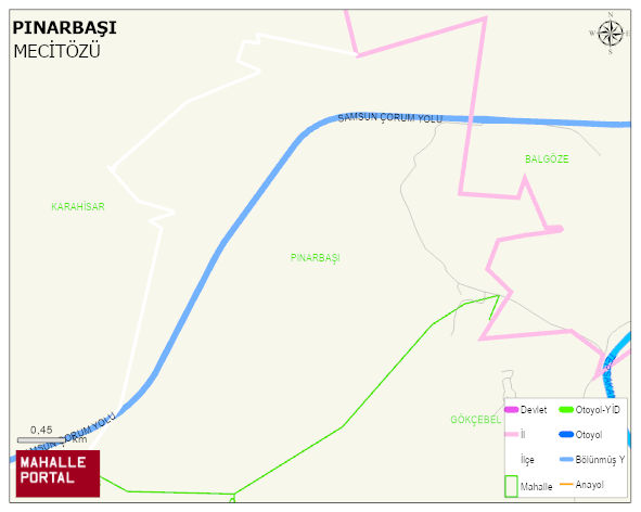 PINARBAŞI Köyü Haritası | Güncel Mahalle ve Köy Haritası
